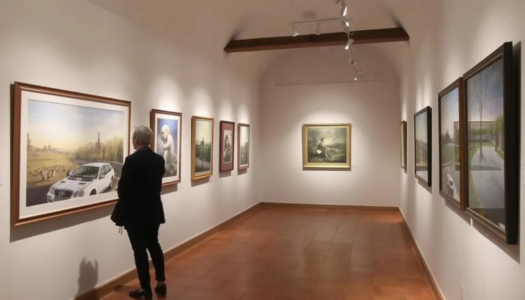 Olbram Zoubek exhibition in Litomysl Castle Vault Gallery