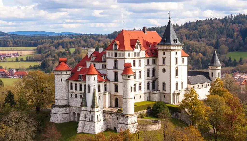Orlik Castle near Pisek, Czechia