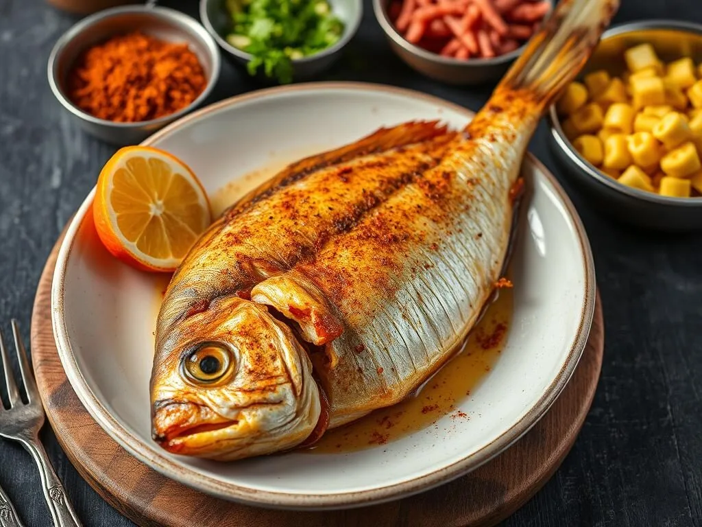 Palla fish dish traditional to Hyderabad Pakistan