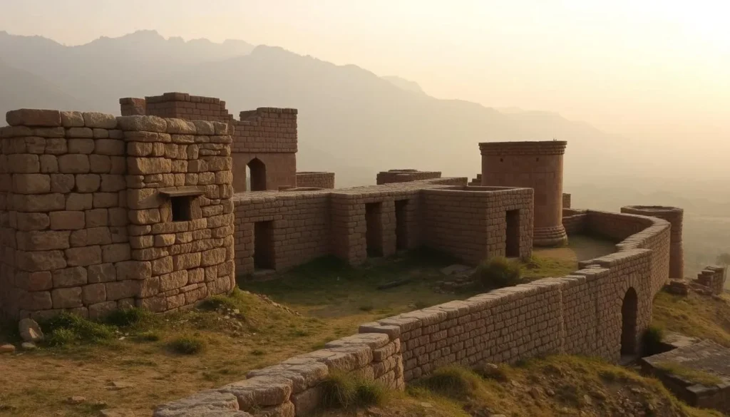 Pharwala Fort ruins near Rawalpindi Pakistan showing ancient architecture