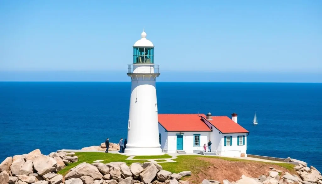 Portland Head Light lighthouse near Kennebunk Maine