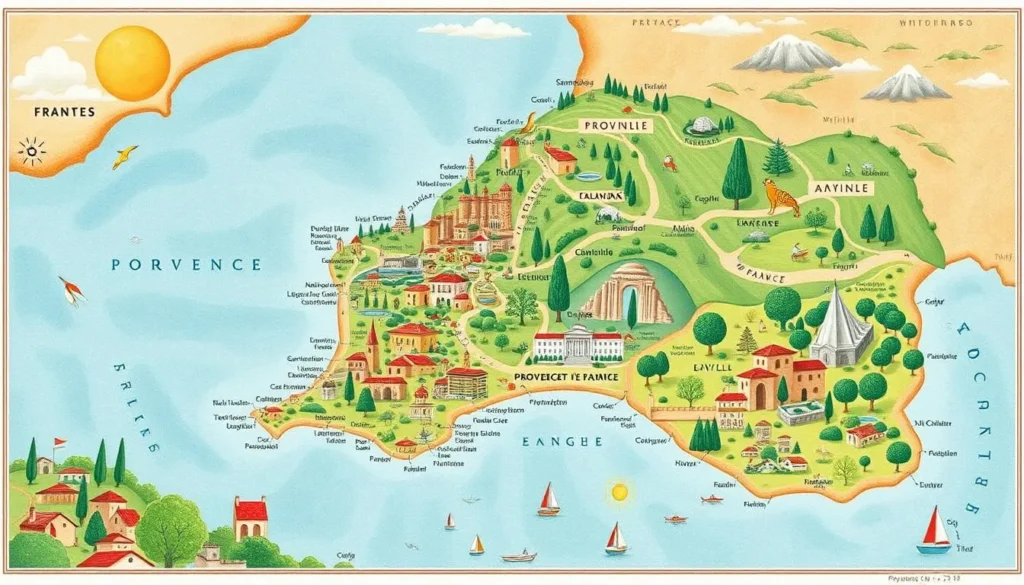 Provence-Alpes-Côte d'Azur map
