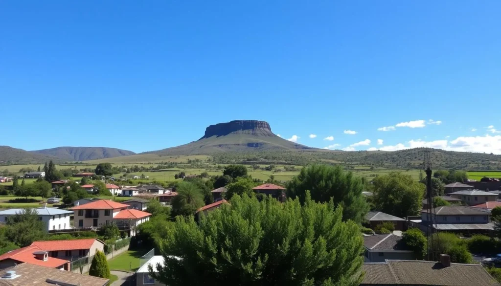 Quinua village and Pampa de Ayacucho Monument