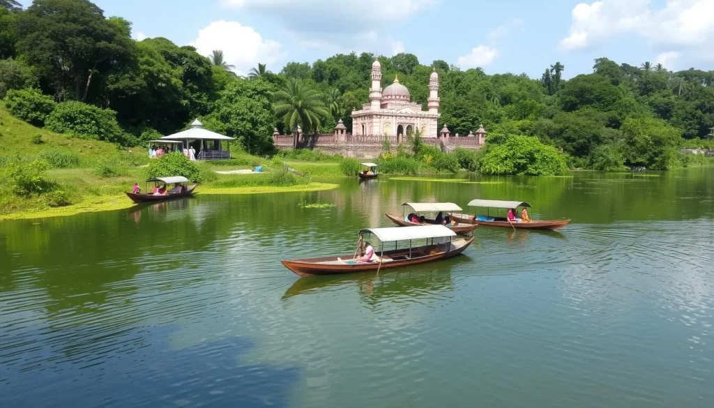 Scenic waterways and historical sites at Abhaynagar in Jessore