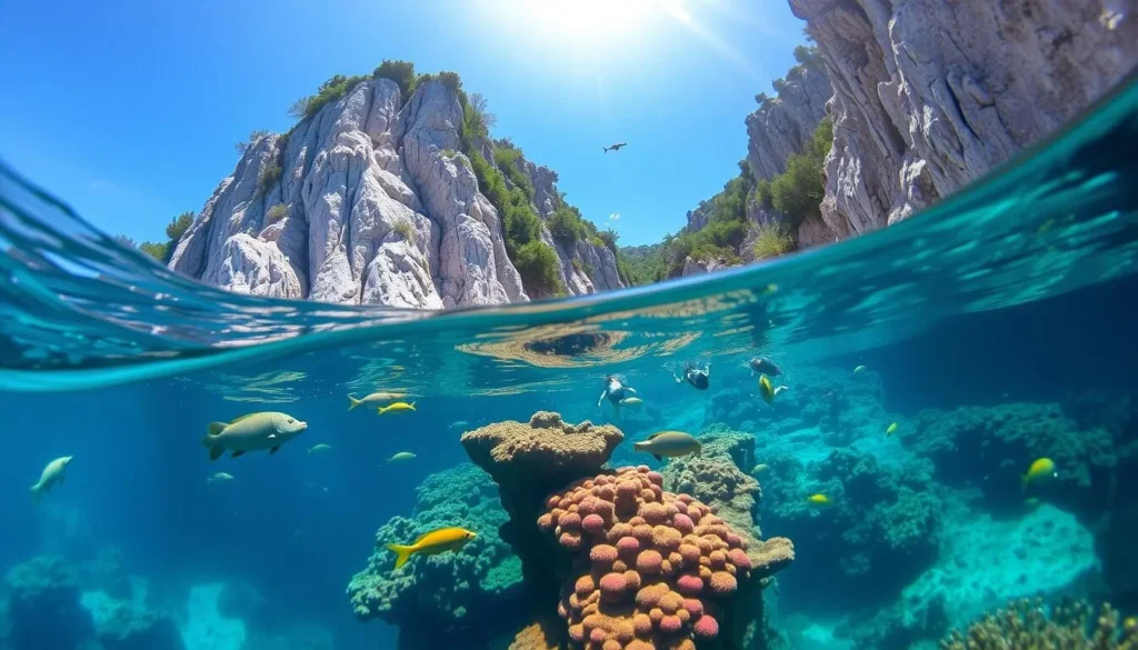 Snorkeling in Calanques National Park, France