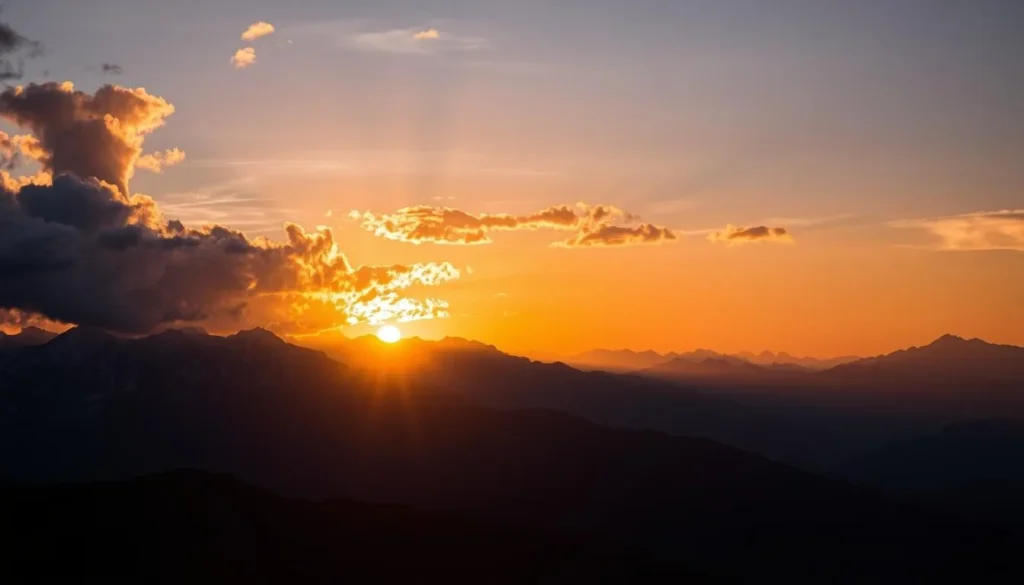Sunset over the Karakoram Range in Gilgit-Baltistan with golden light on snow-capped peaks Sunset over the Karakoram Range in Gilgit-Baltistan with golden light on snow-capped peaks
