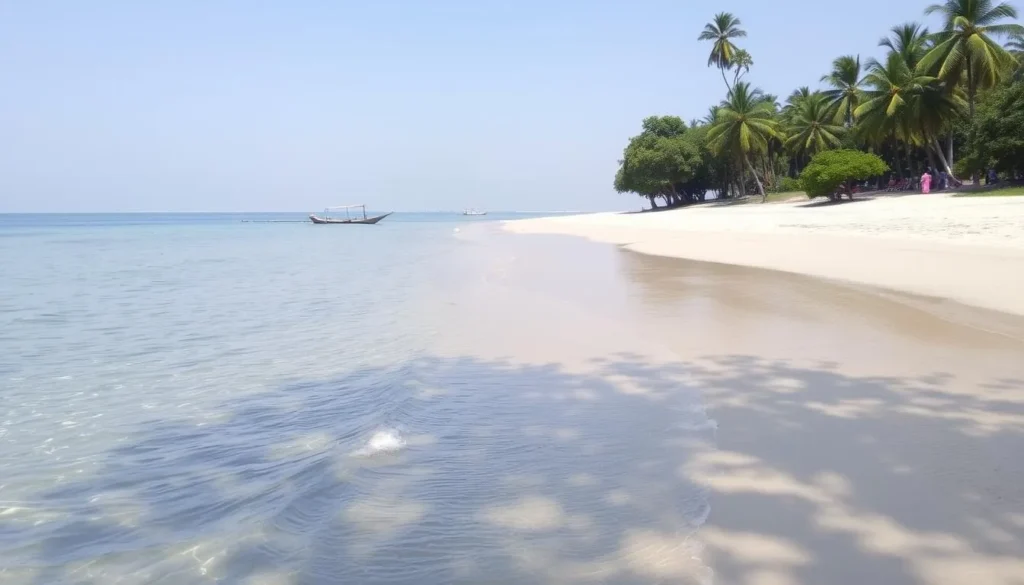 Tannirbhavi Beach with clear waters and a serene atmosphere