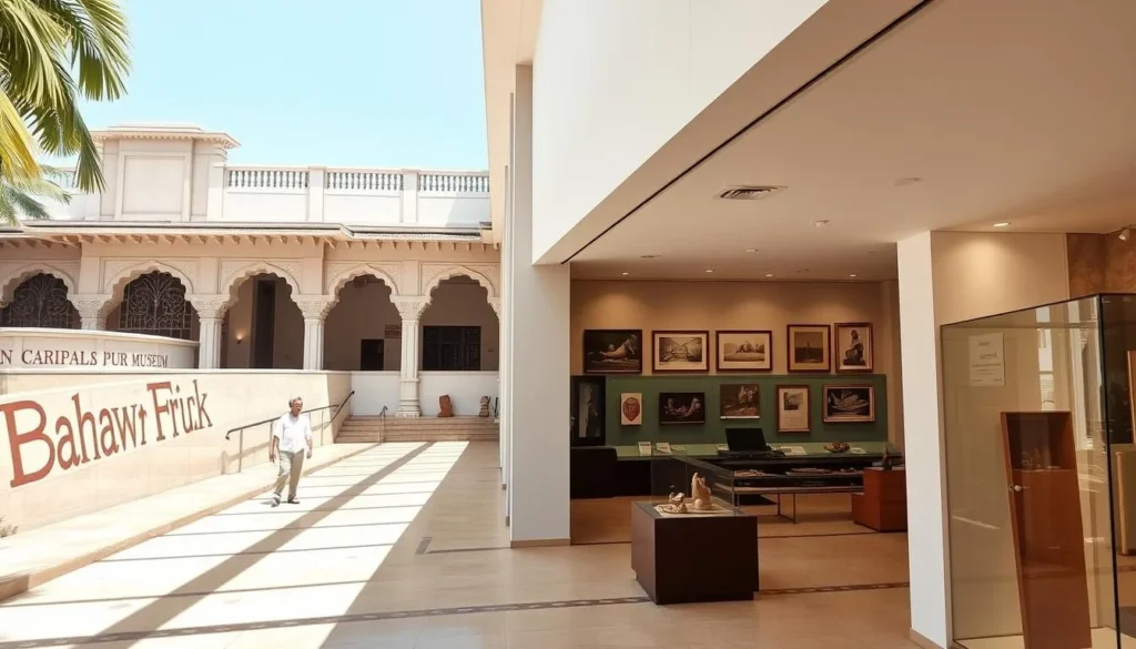 The Bahawalpur Museum building with its collection of archaeological artifacts, art, and cultural exhibits