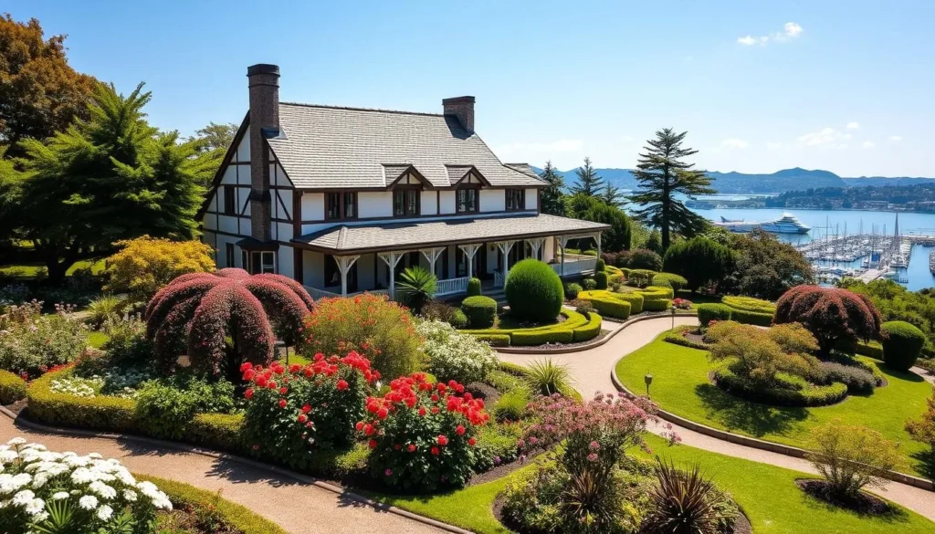 The historic Glover House with its Western architecture set among Japanese gardens in Nagasaki