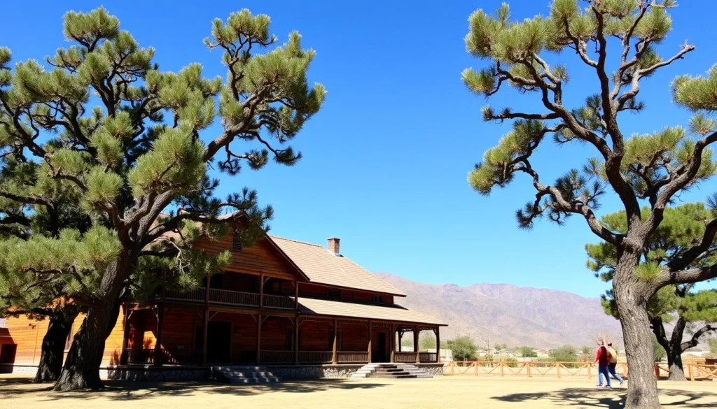The historic Quaid-e-Azam Residency in Ziarat surrounded by juniper trees