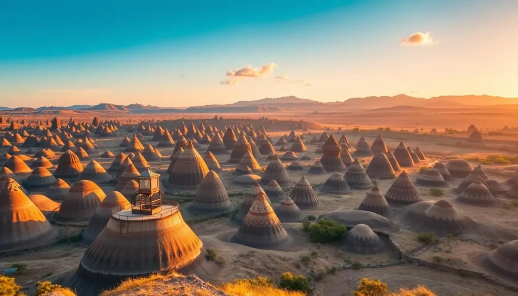 The iconic Chocolate Hills of Bohol during dry season showing their chocolate-brown color The iconic Chocolate Hills of Bohol during dry season showing their chocolate-brown color