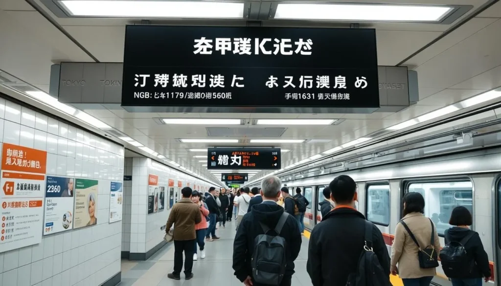 Tokyo's efficient subway system with color-coded lines, essential for exploring the best things to do in Tokyo Japan Tokyo's efficient subway system with color-coded lines, essential for exploring the best things to do in Tokyo Japan