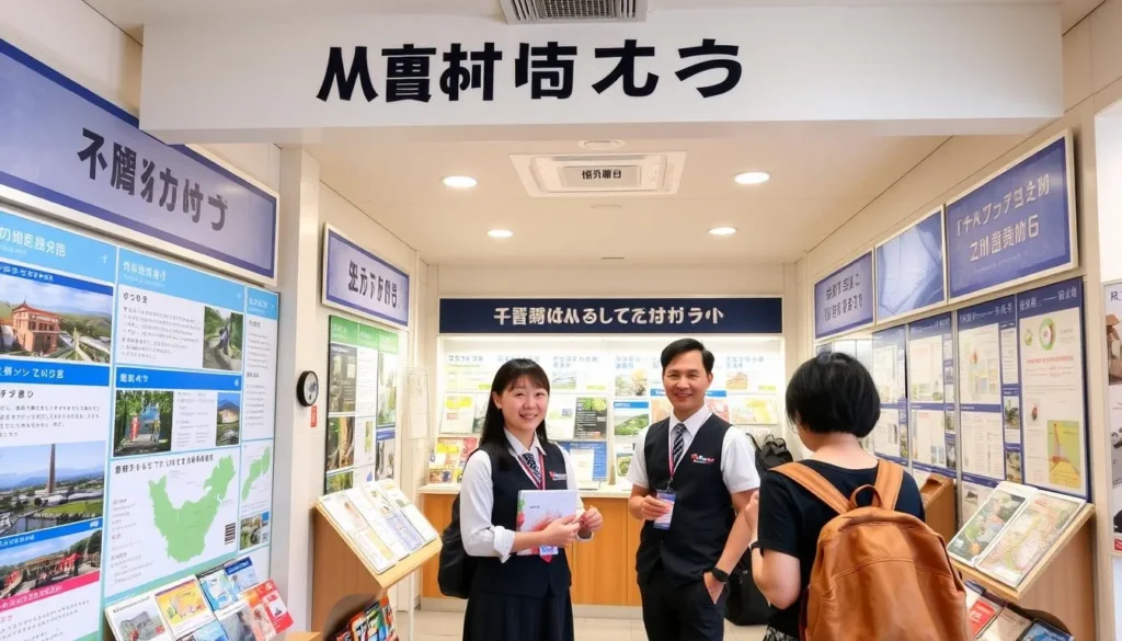 Tourist information center in Matsue with helpful staff Tourist information center in Matsue with helpful staff