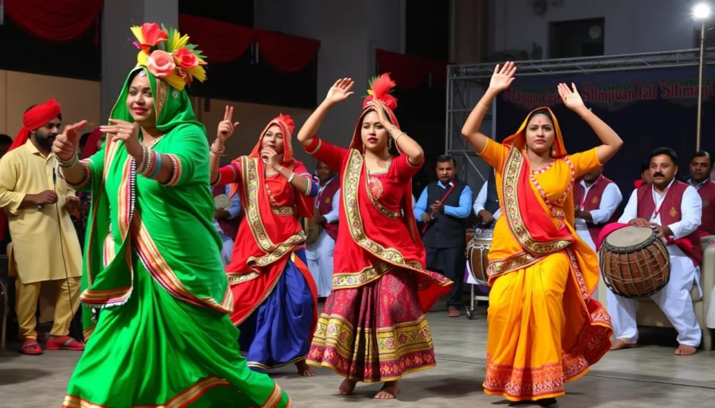 Traditional Sindhi dance performance in Hyderabad Pakistan