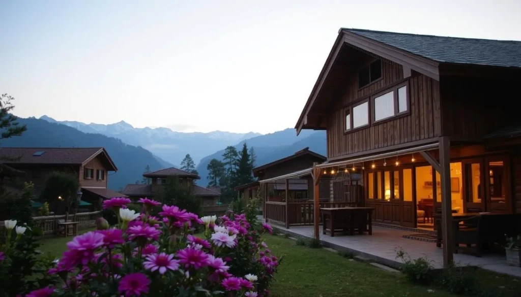Traditional homestay in Chitlang with mountain views and garden