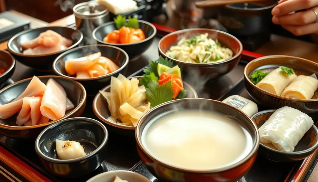 Traditional yuba (tofu skin) dishes, a Nikko specialty Traditional yuba (tofu skin) dishes, a Nikko specialty