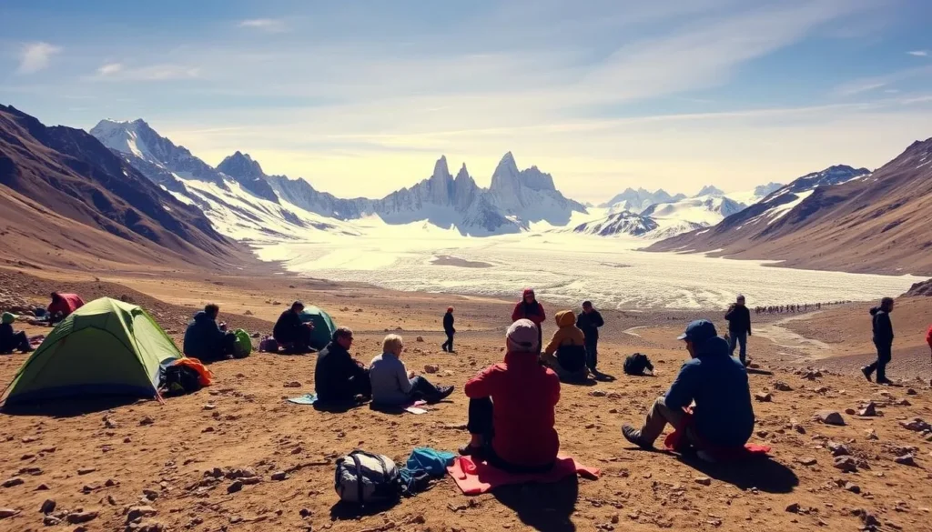 Trekker taking a rest day at Urdukas camp for proper acclimatization