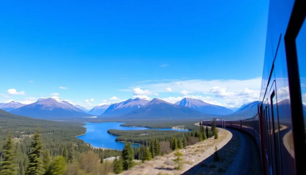 VIA Rail's Canadian train route