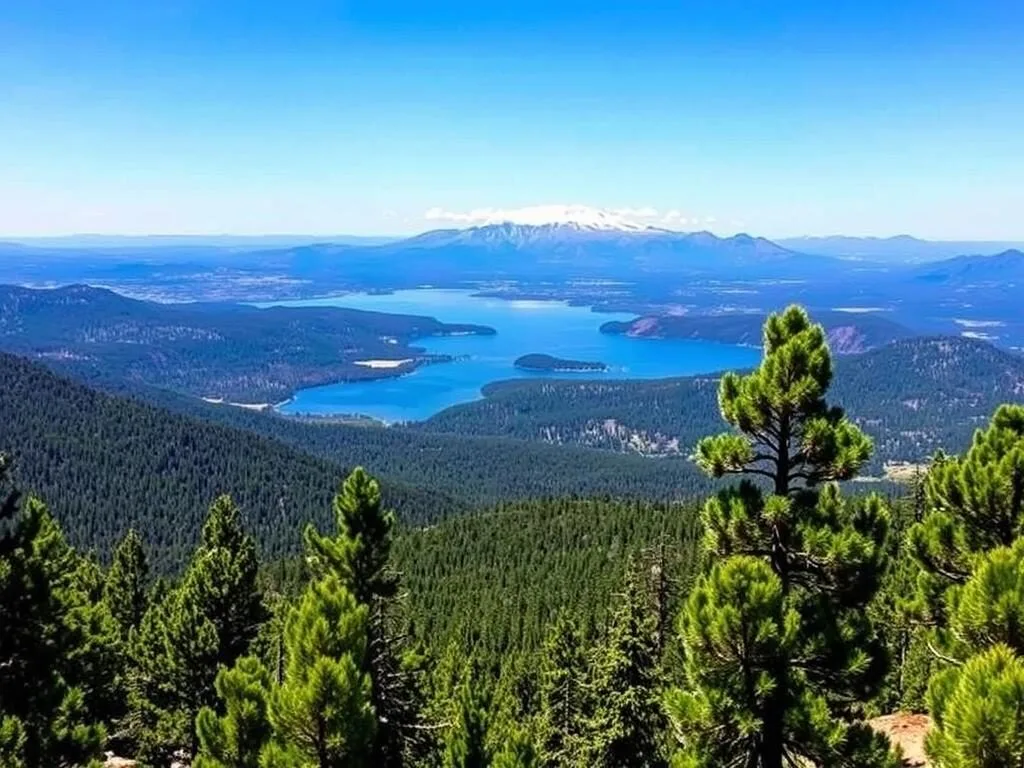 View from Pine Knot Trail showing Big Bear (East Shore), California: Best Things to Do - Top Picks