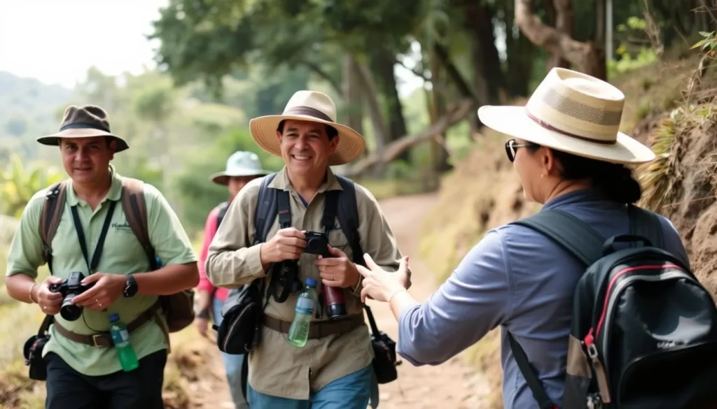 Visitors enjoying Kaptai National Park with proper equipment and guides Visitors enjoying Kaptai National Park with proper equipment and guides