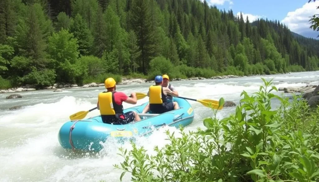White Water Rafting on the Sulphur River with Wild Blue Yonder Rafting Adventure Company
