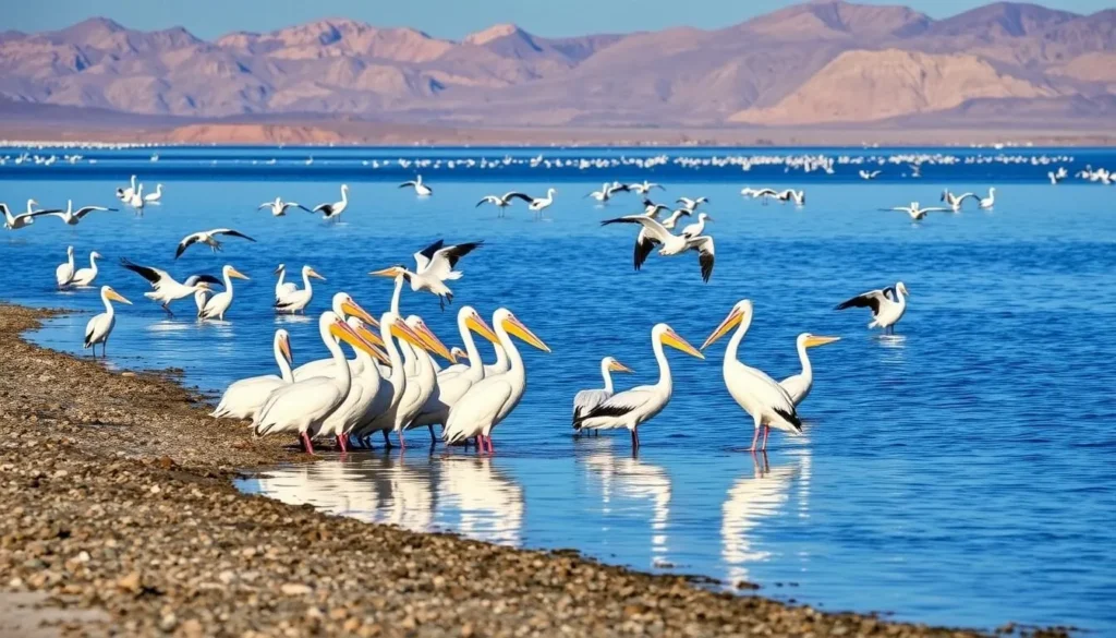 Winter birdwatching at Sonny Bono Salton Sea National Wildlife Refuge Winter birdwatching at Sonny Bono Salton Sea National Wildlife Refuge
