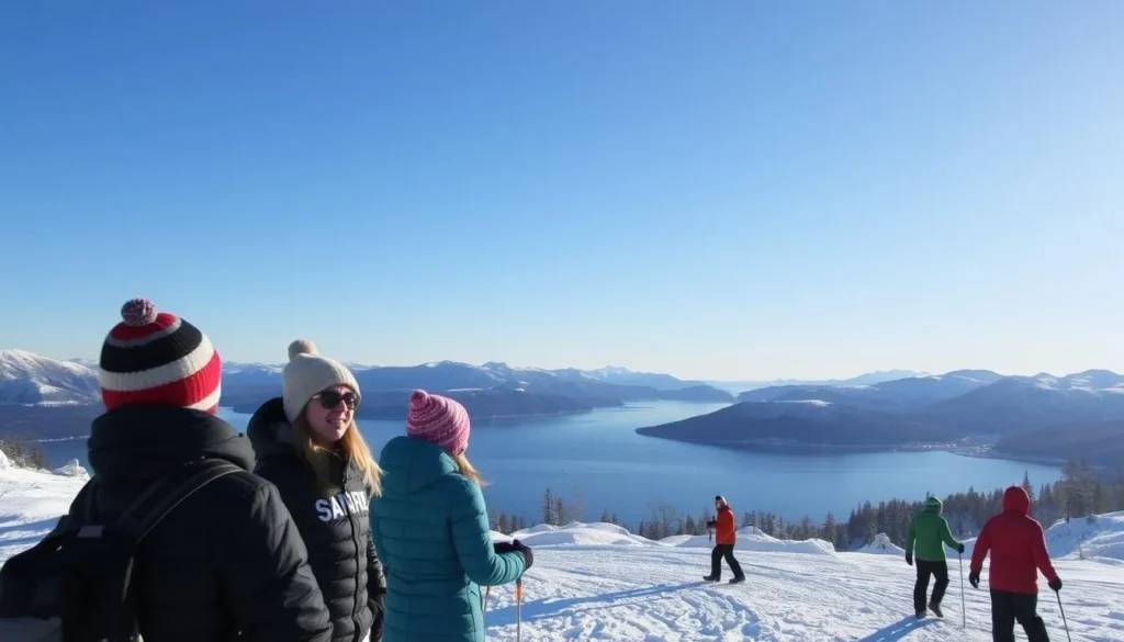Winter experiences at Lake Randsfjorden