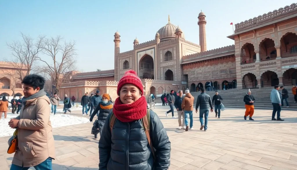 Winter scene in Hyderabad Pakistan showing comfortable weather for tourism