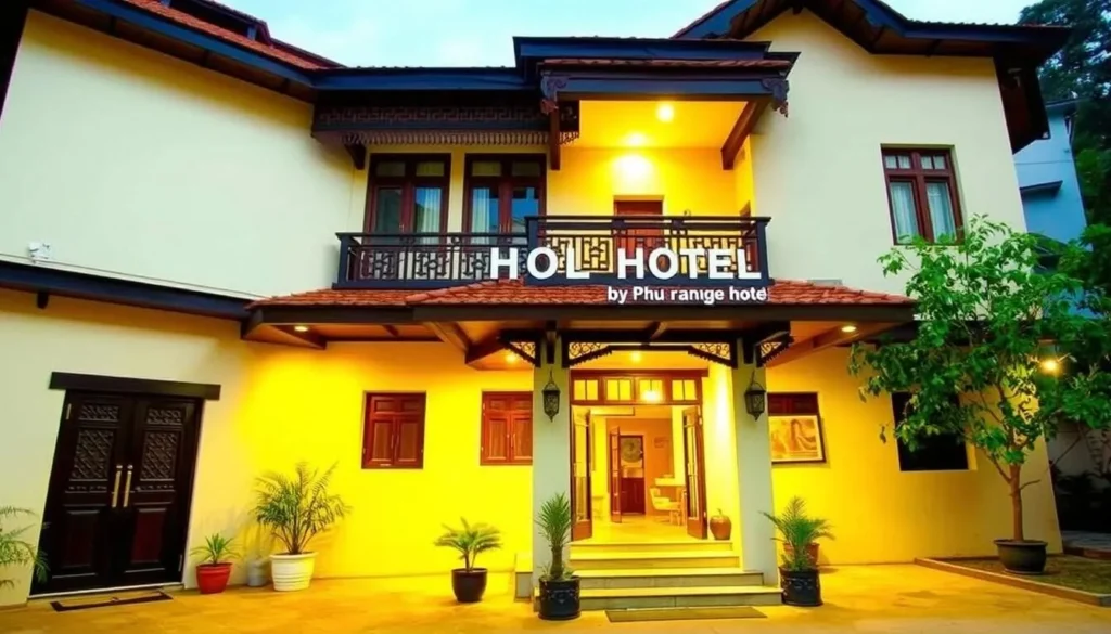 A comfortable hotel in Phuentsholing with traditional Bhutanese architectural elements