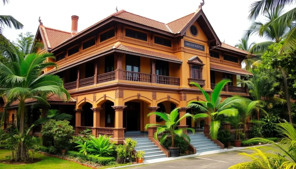 A heritage hotel in Blitar with traditional Javanese architecture and colonial influences, offering comfortable accommodations for visitors