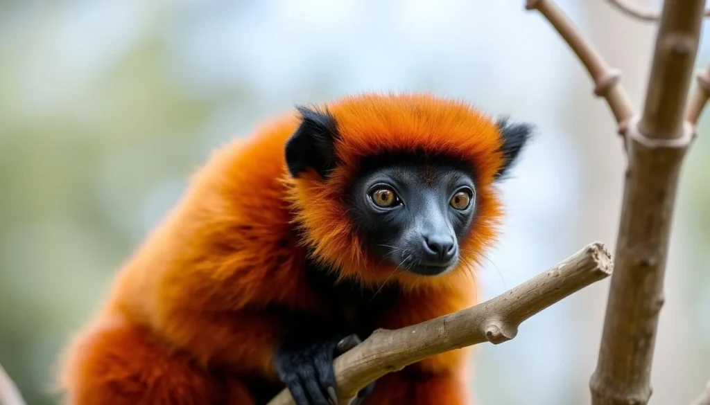 A red ruffed lemur at The Texas Zoo in Victoria, one of the Victoria, Texas: Best Things to Do - Top Picks