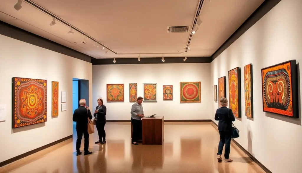 Aboriginal art exhibition at the Museum and Art Gallery of the Northern Territory