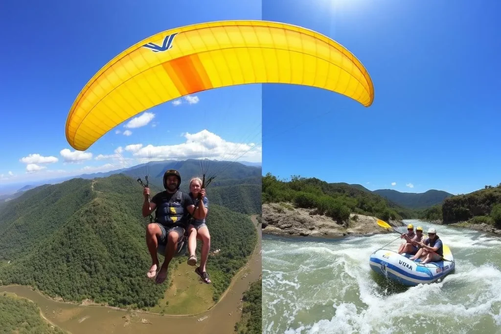 Adventure activities in San Gil near Guadalupe Colombia