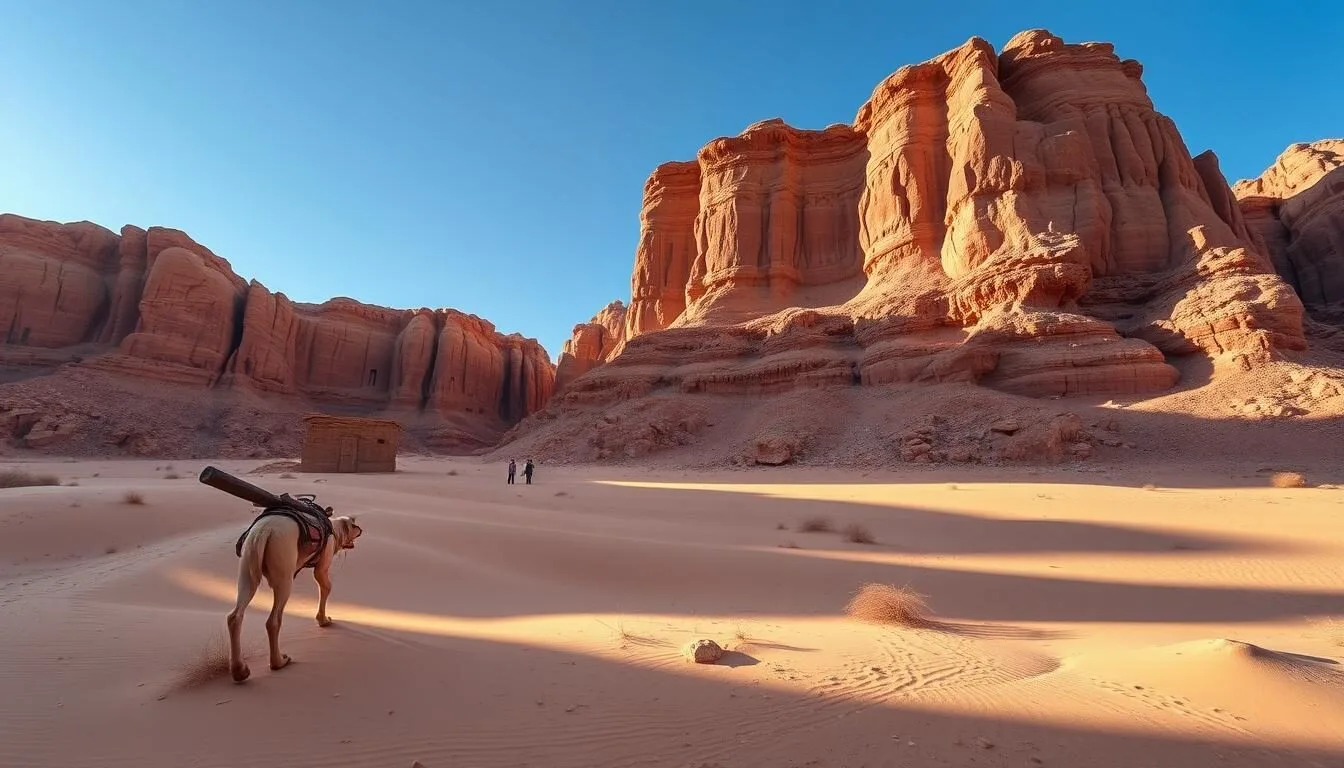 Al-Ulas-stunning-landscape-during-winter-season-with-pleasant-temperatures-and-clear-skies Al Ula's stunning landscape during winter season with pleasant temperatures and clear skies