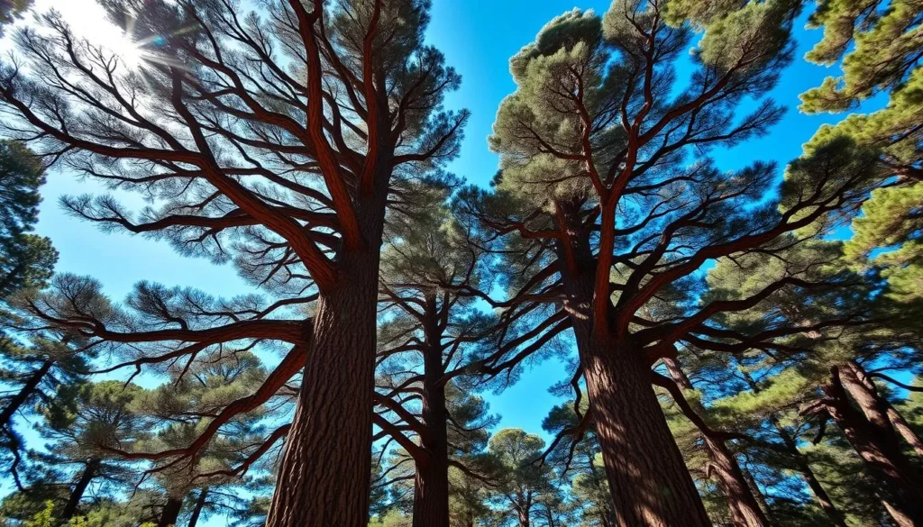 Ancient cedar trees in the Cedars of God forest near Bcharri, Lebanon