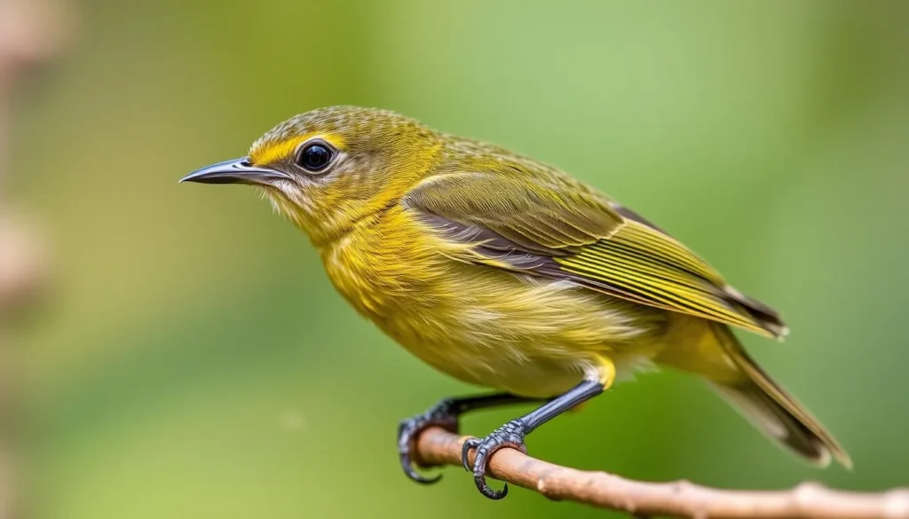 Appert's tetraka, a rare endemic bird found only in Zombitse-Vohibasia National Park