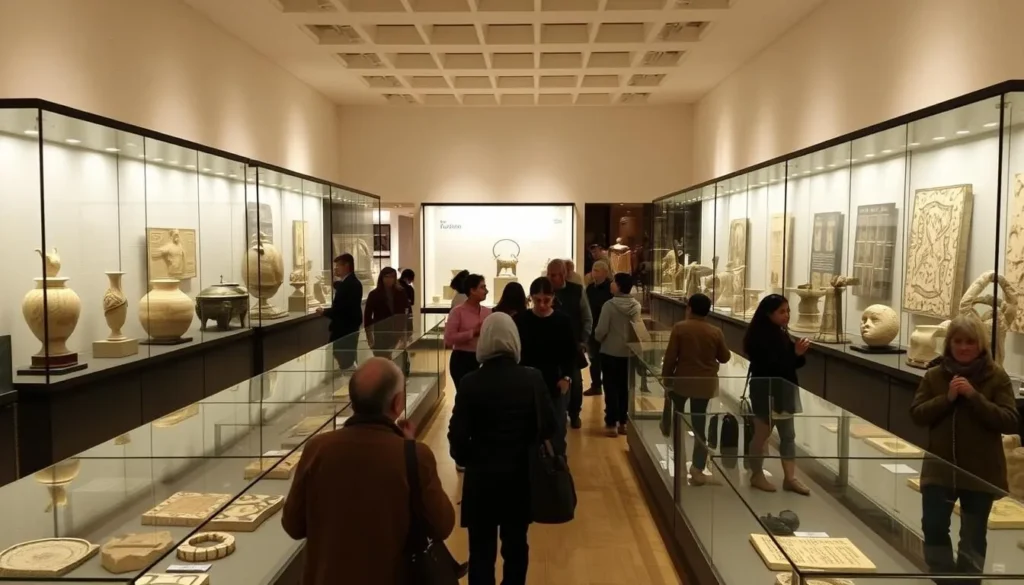 Archaeological Museum in Sbeitla with Roman artifacts