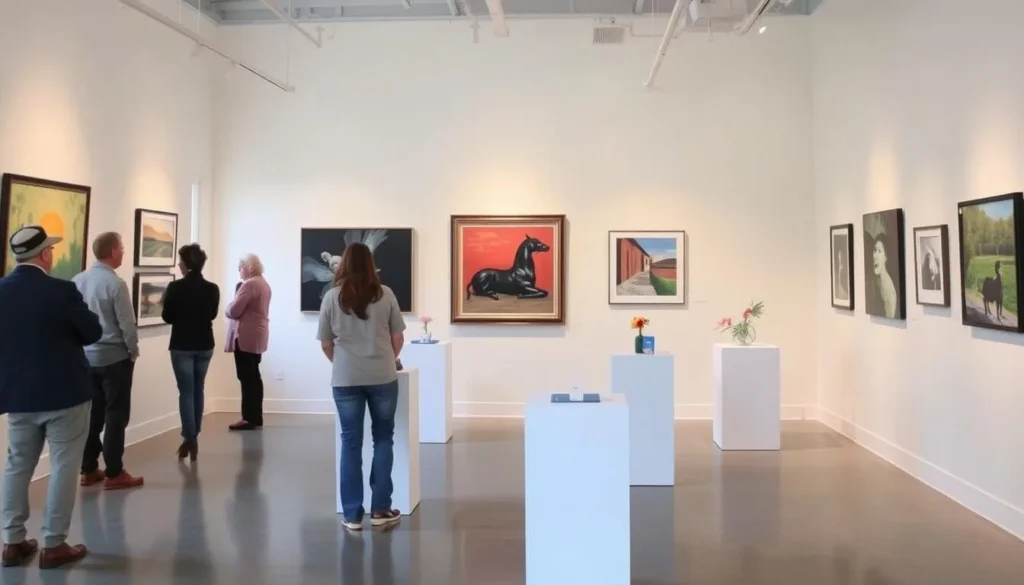 Art exhibition at Denison Art Space in downtown Granville