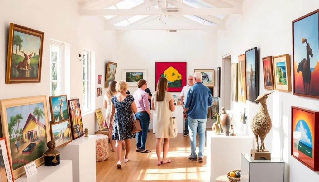 Art gallery in Maleny Queensland showcasing local artists