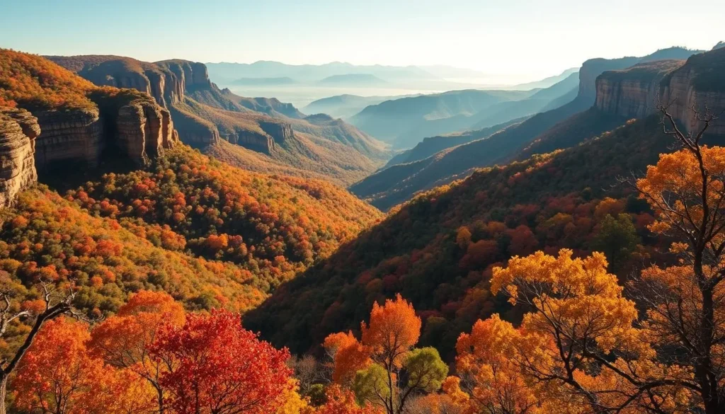 Autumn colors in the Blue Mountains of New South Wales