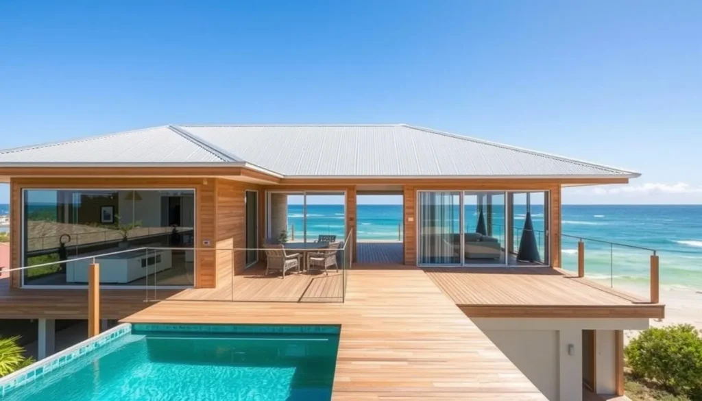 Beachfront accommodation at Peregian Beach Queensland with ocean views