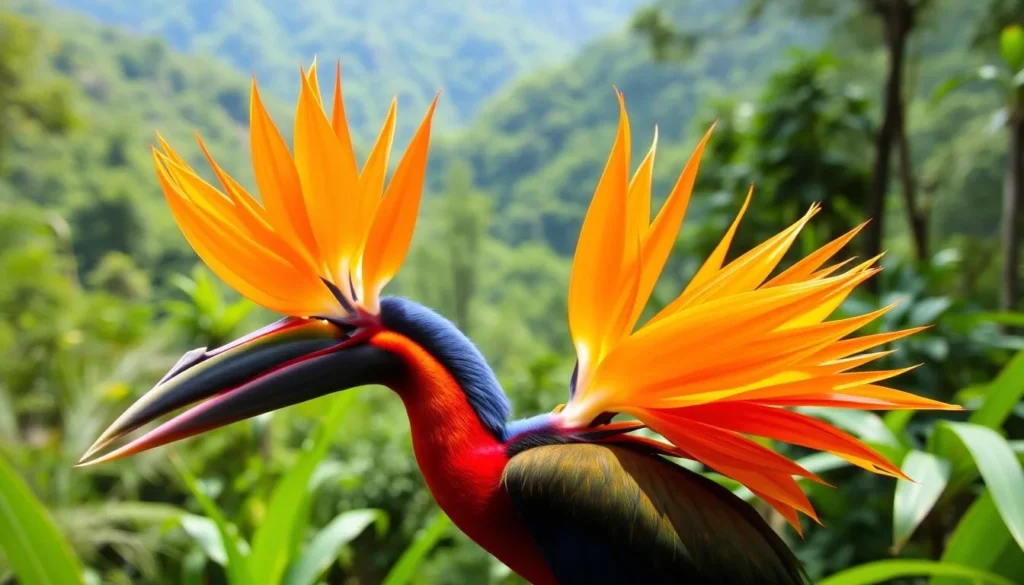 Bird of paradise in its natural habitat near Puncak Trikora Bird of paradise in its natural habitat near Puncak Trikora
