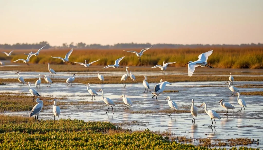 Bird watching at Dunns Creek State Park with diverse bird species Bird watching at Dunns Creek State Park with diverse bird species