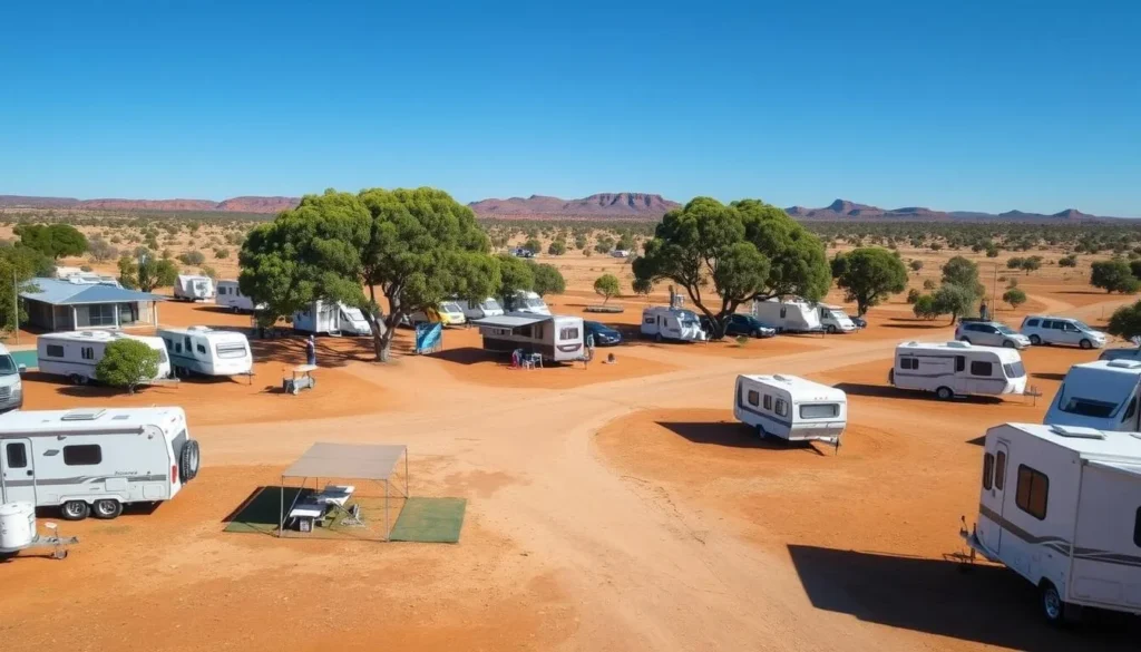 Birdsville Caravan Park with camping sites and facilities in Birdsville, Queensland Birdsville Caravan Park with camping sites and facilities in Birdsville, Queensland