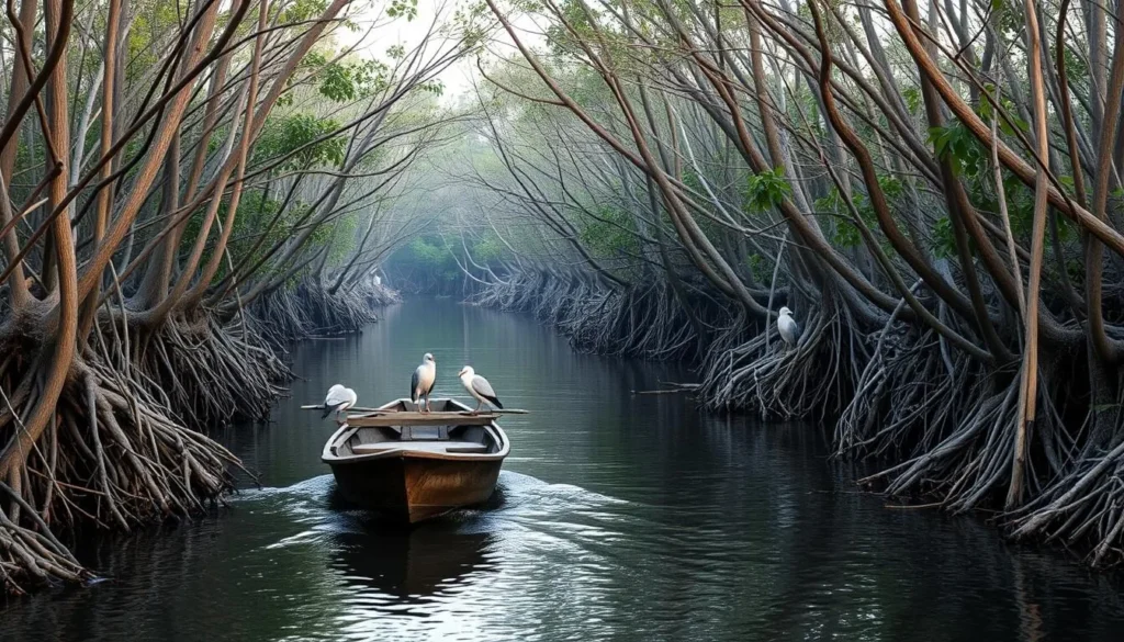 Birdwatching in the mangrove forests of Segara Anakan lagoon