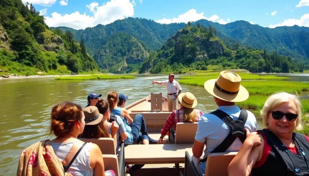 Boat safari on Manas River in Royal Manas National Park