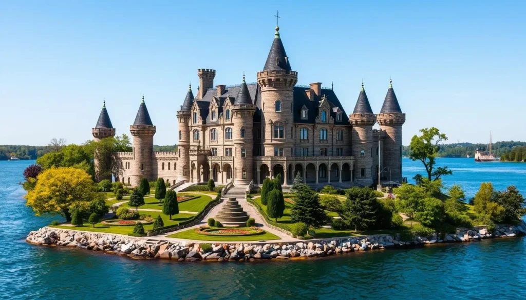 Boldt Castle on Heart Island in the Thousand Islands