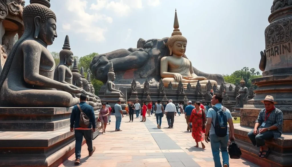 Buddha Park (Xieng Khuan) with its collection of Buddhist and Hindu sculptures