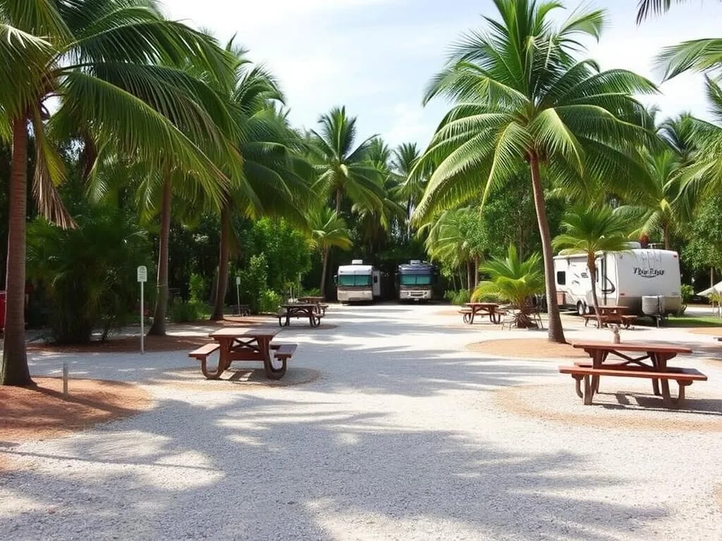 Buttonwood Campground at Bahia Honda State Park with RV and tent sites Buttonwood Campground at Bahia Honda State Park with RV and tent sites