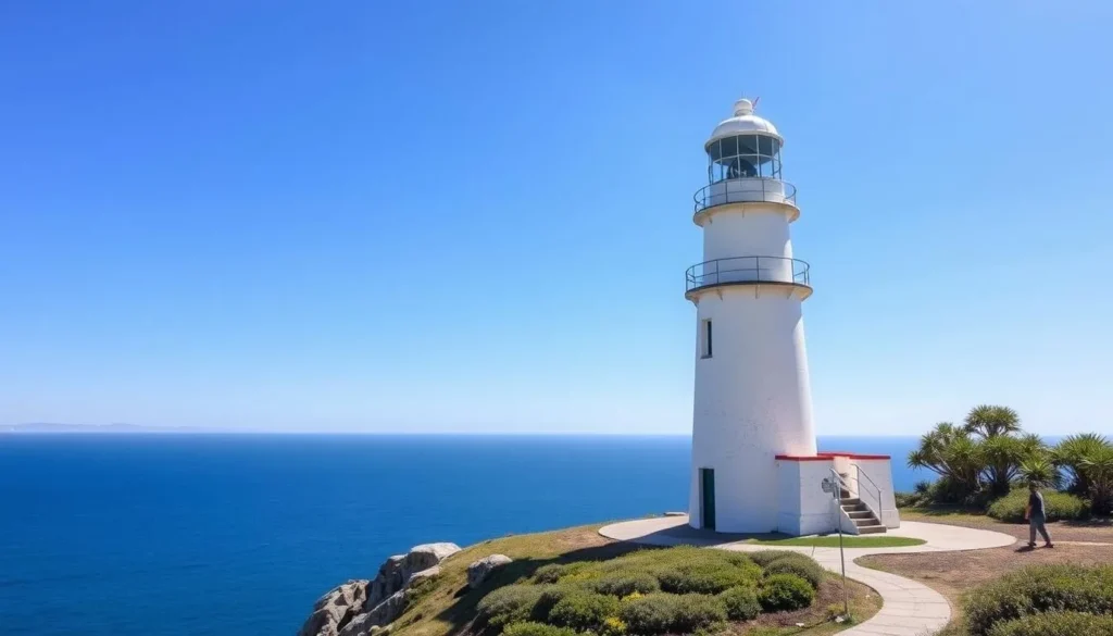 Byron Bay Lighthouse at Cape Byron, the easternmost point of mainland Australia